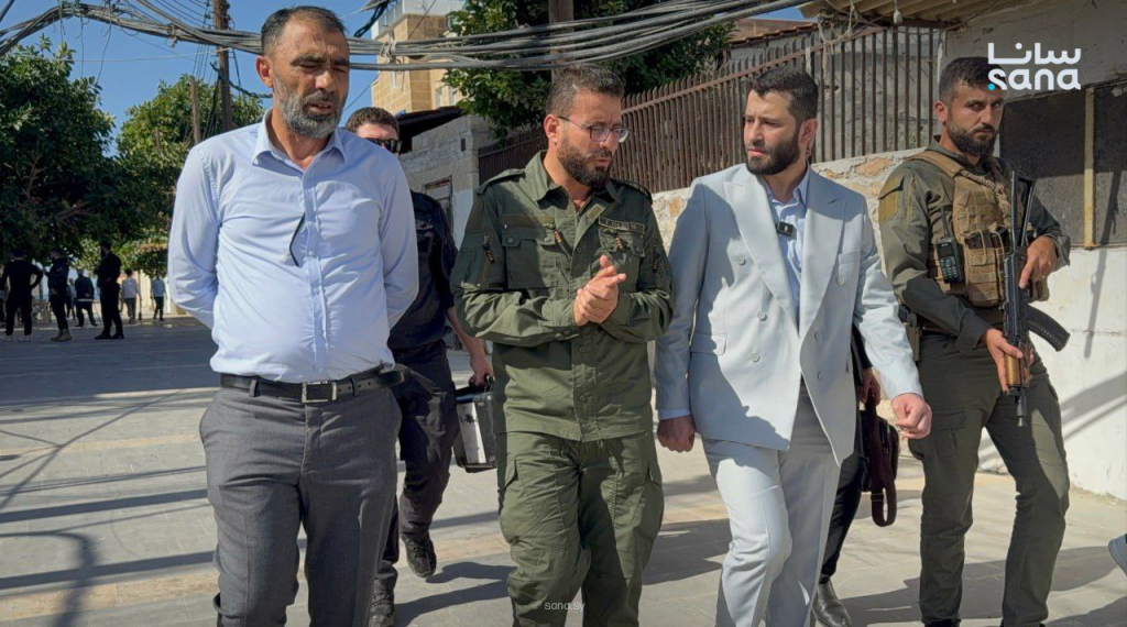 قائد الأمن الداخلي في محافظة طرطوس يفتتح ناحية أرواد