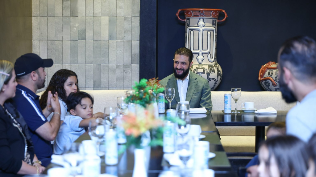 لقاء الرئيس الشرع مع عائلات سورية في البرازيل