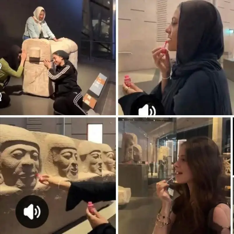 مكياج تماثيل المتحف الكبير يثير الجدل