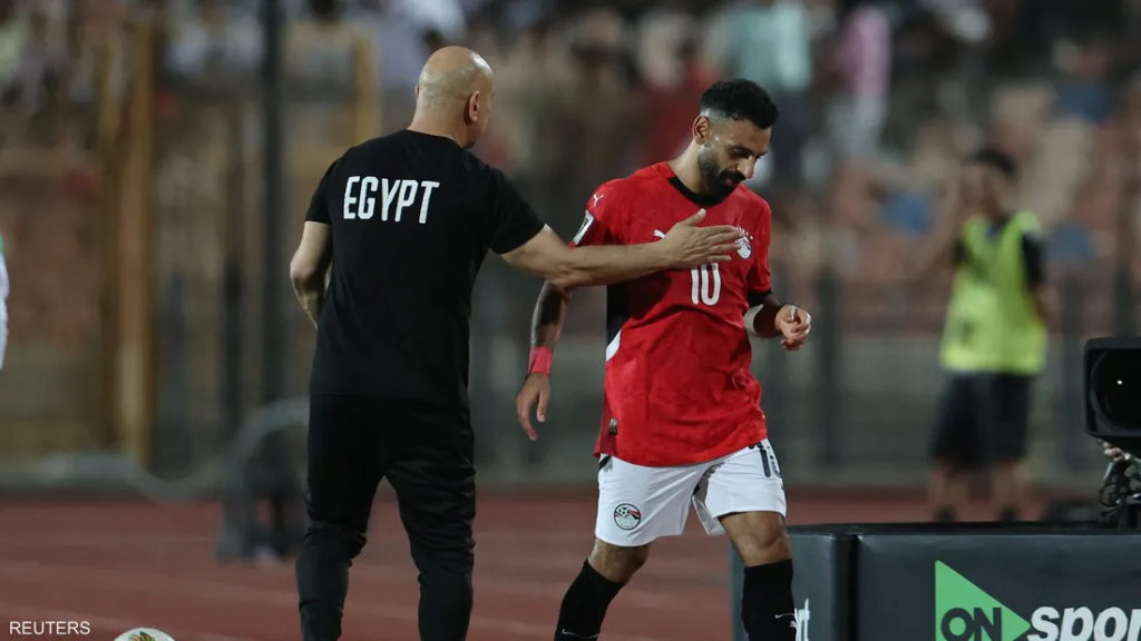 محمد صلاح بقميص منتخب مصر