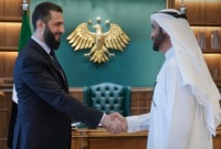 الرئيس الشرع يلتقي رجل الأعمال الإماراتي محمد إبراهيم الشيباني - سانا