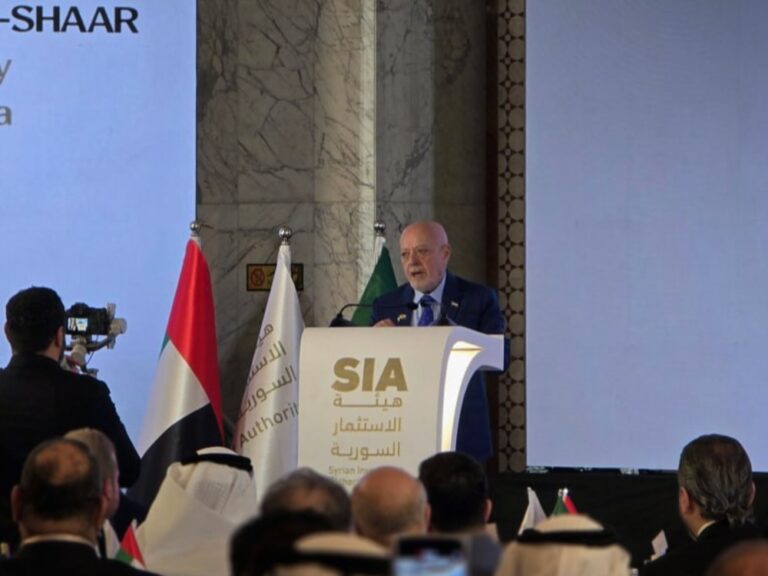 الوزير الشعار: المنتدى الاستثماري يعكس عودة سوريا إلى قلب الحركة الاقتصادية العربية والعالمية