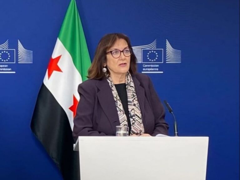 المفوضة الأوروبية تعلن عن دعم مالي للحكومة السورية لإعادة الإعمار وتحقيق التعافي