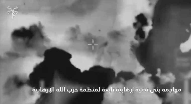 الجيش الإسرائيلي يعلن استهداف أكثر من 40 موقعا لـ"حزب الله" (فيديو)