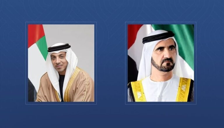 محمد بن راشد ومنصور بن زايد يهنئان رئيس وزراء كومنولث جزر البهاما بإعادة انتخابه