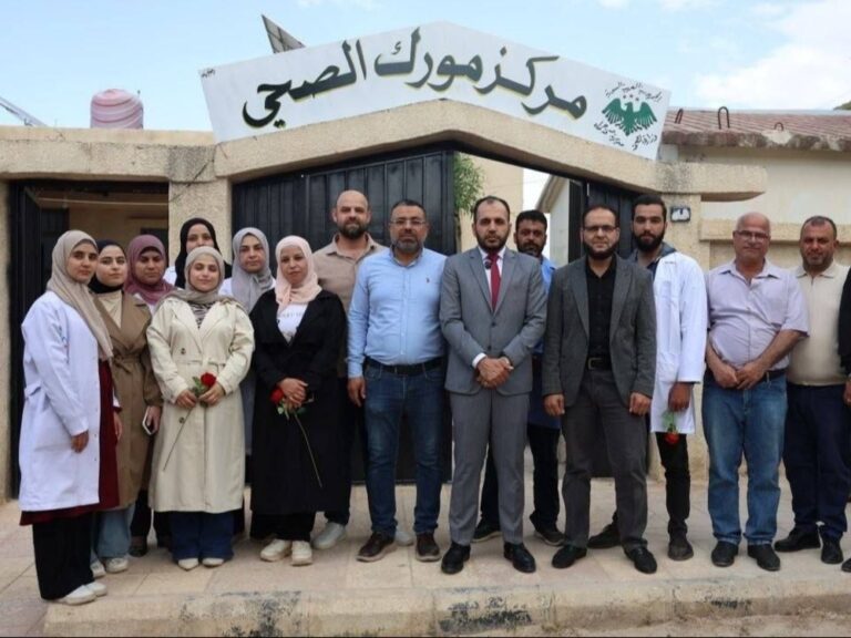 افتتاح مركز صحي بمورك في حماة افتتاح مركز صحي بمورك في حماة