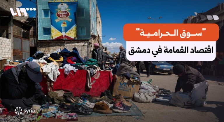 "سوق الحرامية".. اقتصاد القمامة كطريقة للنجاة في دمشق |صور