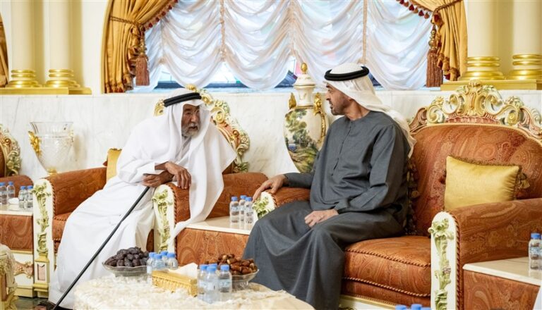 رئيس الدولة يعزي في وفاة آمنة أحمد الظاهري رئيس الدولة يعزي في وفاة آمنة أحمد الظاهري