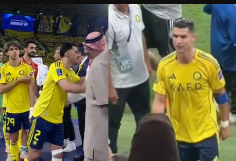 “تصرف غير محمود”.. رونالدو يثير ضجة واسعة عقب خسارة النصر السعودي في نهائي دوري أبطال آسيا 2 "تصرف غير محمود".. رونالدو يثير ضجة واسعة عقب خسارة النصر السعودي في نهائي دوري أبطال آسيا 2