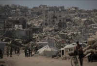 مخيم للنازحين في غزة (الأناضول)