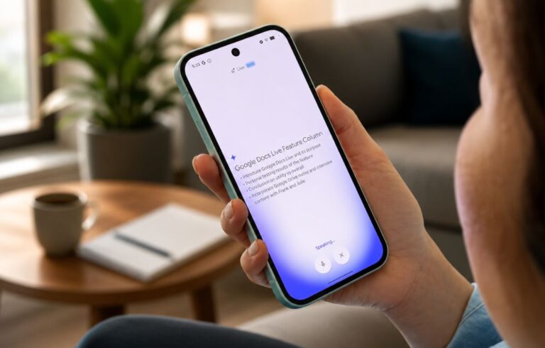 Docs Live.. جوجل تحوّل الأفكار المبعثرة إلى مستندات احترافية عبر Gemini | البوابة التقنية