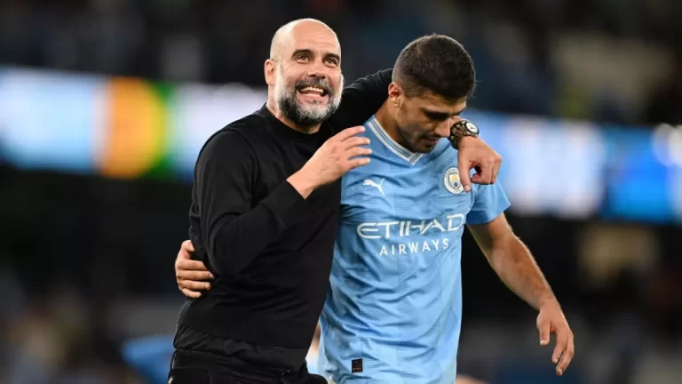 هل تنجح سياسة ريال مدريد في خطف رودري من مانشستر سيتي هذا الموسم؟ بعد إعلان رحيل جوارديولا.. رودري يفتح أبواب مغادرة مانشستر سيتي إلى ريال مدريد