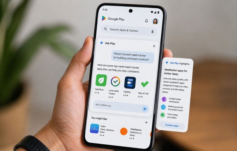 جوجل تُطلق ميزة Gemini لتحسين تجربة اكتشاف التطبيقات والألعاب في متجر بلاي جوجل تسهّل اسكتشاف التطبيقات والألعاب في متجر "بلاي" عبر Gemini | البوابة التقنية