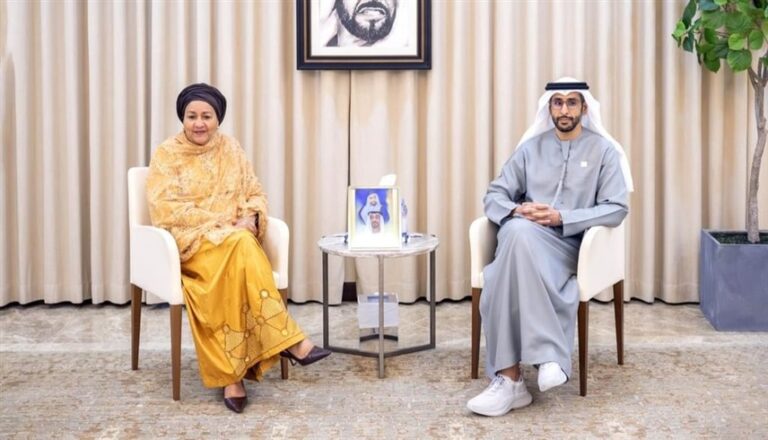 الإمارات والأمم المتحدة تبحثان تعزيز التعاون في مجال الاستدامة ومؤتمر المياه