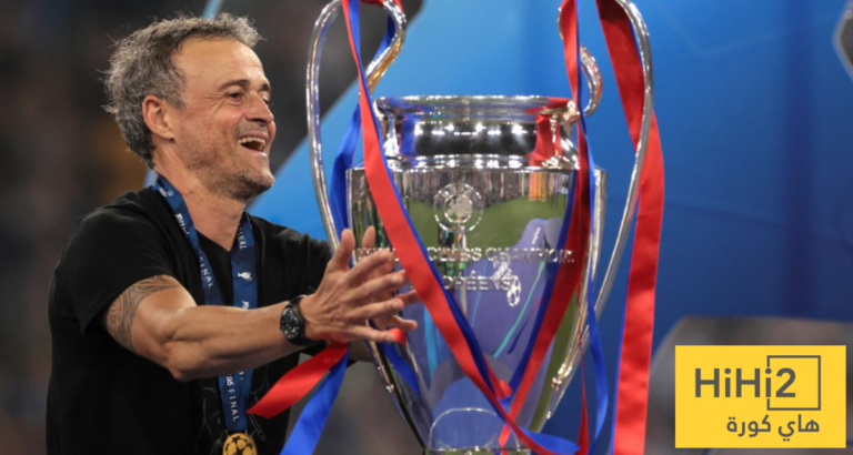 إنريكي رابع مدرب يحقق ثلاثية في دوري أبطال أوروبا