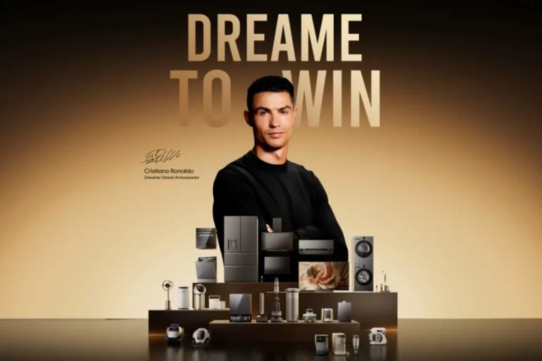 Dreame تطرح شراكة مع كريستيانو رونالدو لتعزيز علامتها التجارية عالميًا Dreame تعلن كريستيانو رونالدو سفيرًا عالميًا لعلامتها التجارية - التقنية بلا حدود