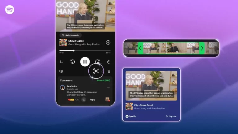 Spotify تطلق ميزة جديدة لحفظ ومشاركة مقاطع البودكاست بسهولة وفعالية منصة Spotify تتيح حفظ ومشاركة المقاطع المفضلة من البودكاست بسهولة أكبر - التقنية بلا حدود