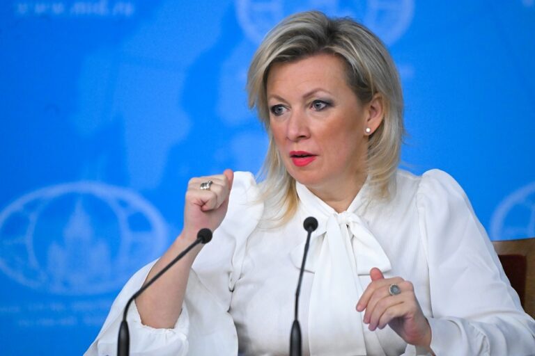 زاخاروفا تنتقد احتجاز البحرية الفرنسية لناقلة النفط وتداعياته الإقليمية تعليق زاخاروفا على احتجاز البحرية الفرنسية لناقلة النفط "تاغور"