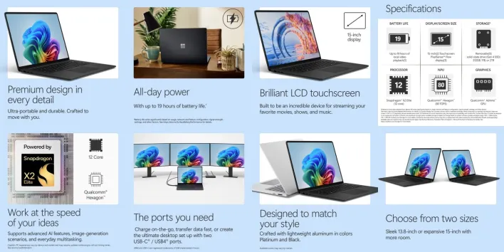 Surface Laptop 8 - 15 بوصة