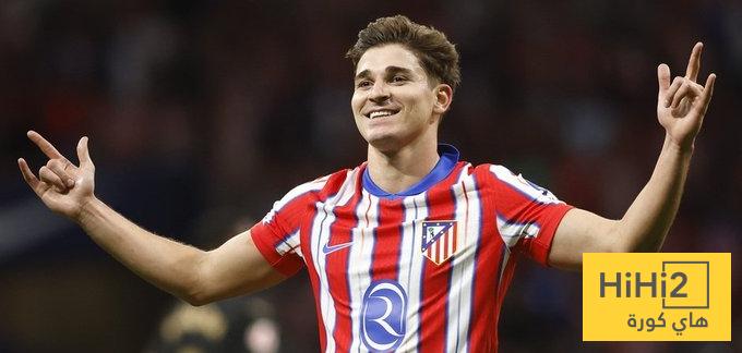 هل يقترب رحيل ألفاريز عن أتلتيكو مدريد؟ تفاصيل صفقة مثيرة تنتظر الجماهير شرط رحيل ألفاريز عن أتلتيكو مدريد