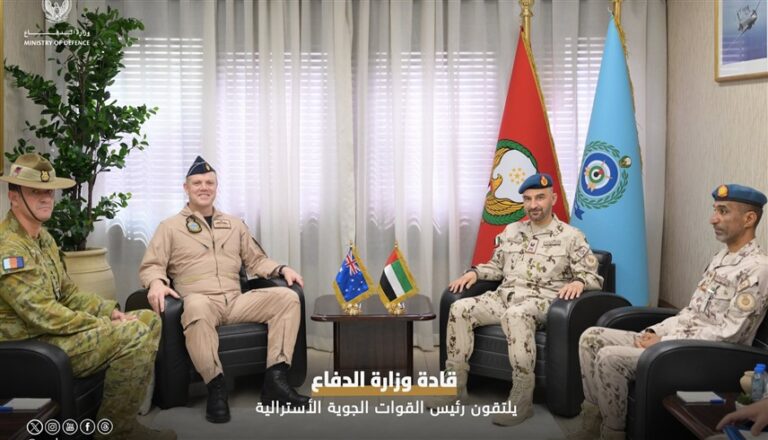 تعزيز التعاون العسكري بين الإمارات وأستراليا: فرص جديدة للتبادل والخبرة الإمارات وأستراليا تبحثان تعزيز التعاون العسكري وتبادل الخبرات