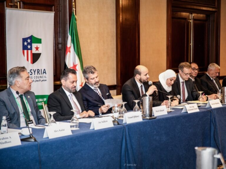 تعزيز التعاون الاقتصادي بين وزير الطاقة ومجلس الأعمال السوري–الأمريكي وزير الطاقة يبحث مع مجلس الأعمال السوري–الأمريكي تعزيز التعاون الاقتصادي