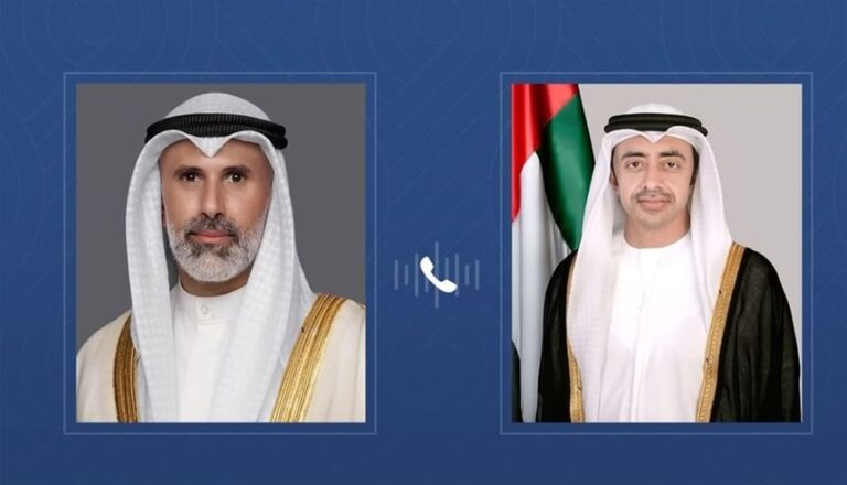 الإمارات والكويت تدينان التصعيد الإيراني وتحذيرات من تداعياته الإقليمية عبدالله بن زايد ووزير خارجية الكويت يدينان تجدد الهجمات الإيرانية