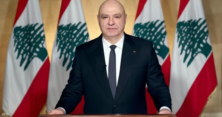 لبنان يواجه أزمة مصيرية: إما خيار الدولة أو هيمنة الميليشيات عون: لبنان أمام خيار الدولة أو البقاء رهينة منطق الميليشيات