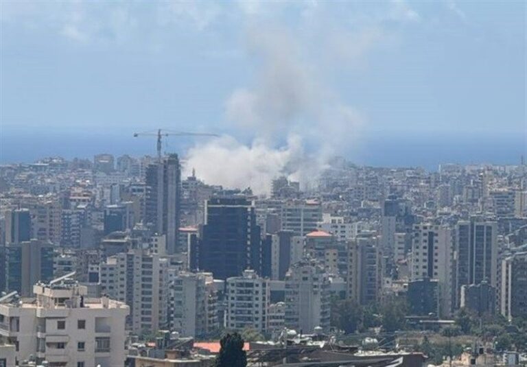 غارة صهيونية تستهدف الضاحية الجنوبية لبيروت وتوتر بين الأطراف الإقليمية غارة صهيونية على الضاحية الجنوبية لبيروت