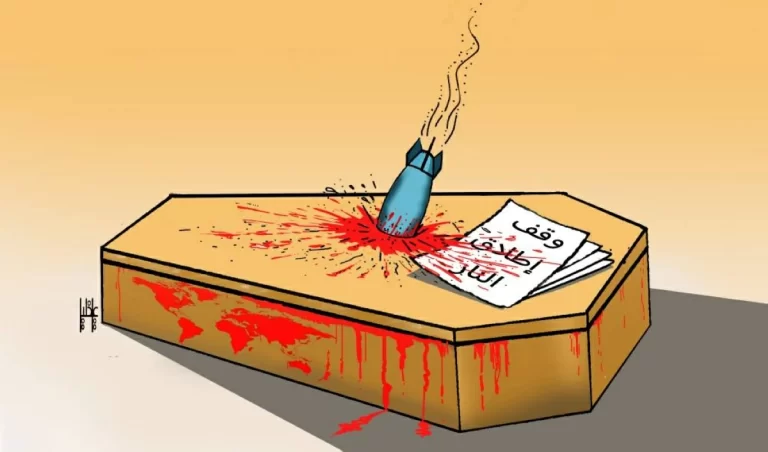 الكوميديا السياسية في كاريكاتير يعكس واقع الأزمات في سوريا كاريكاتير