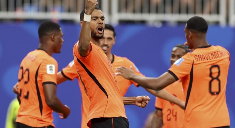 هولندا تُسجل خمسة أهداف أمام السويد في كأس العالم 2026 خماسية هولندية تهز شباك السويد في كأس العالم 2026