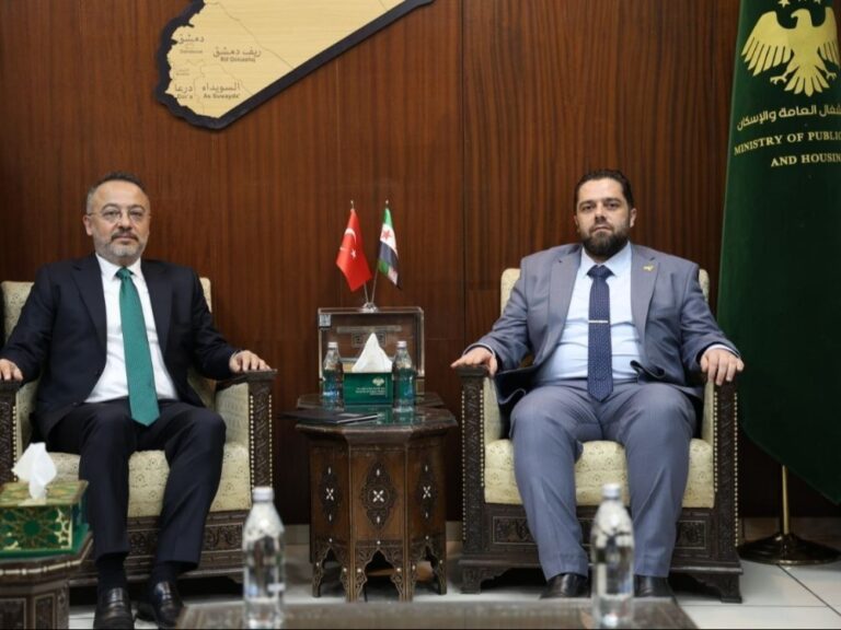 مباحثات سورية - تركية لتعزيز التعاون في مجالات الإسكان والتخطيط العمراني