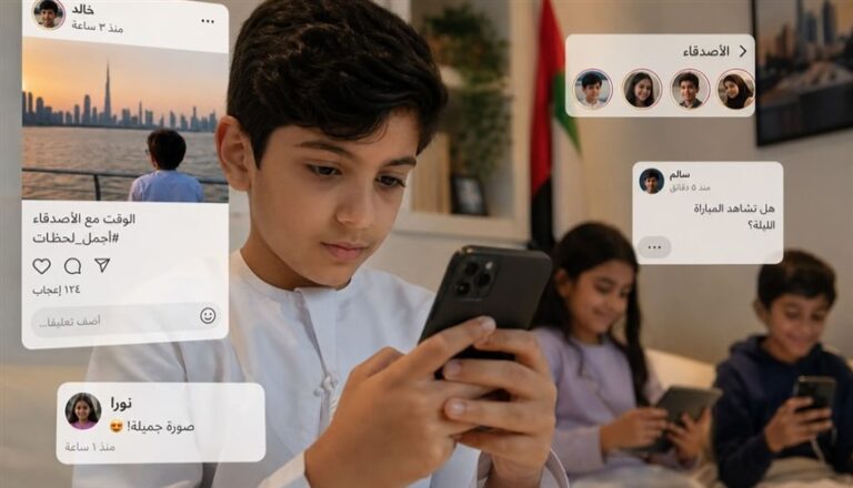 الإمارات تنظم وصول الأطفال دون الـ15 عاماً لمنصات التواصل الاجتماعي (وام)