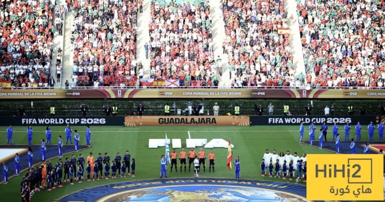 نهاية الشوط الأول بتقدم منتخب إسبانيا أمام الأوروغواي