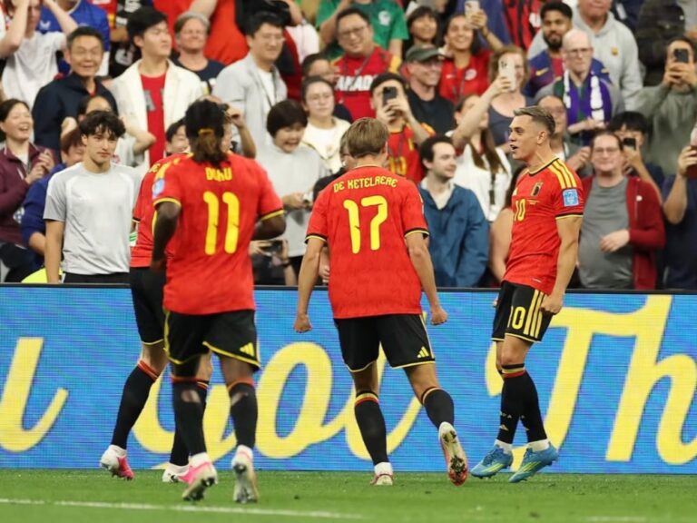 بلجيكا تتصدر المجموعة السابعة وتتأهل مع مصر إلى دور الـ32 بلجيكا تنتزع صدارة المجموعة السابعة وتتأهل رفقة مصر إلى دور الـ32