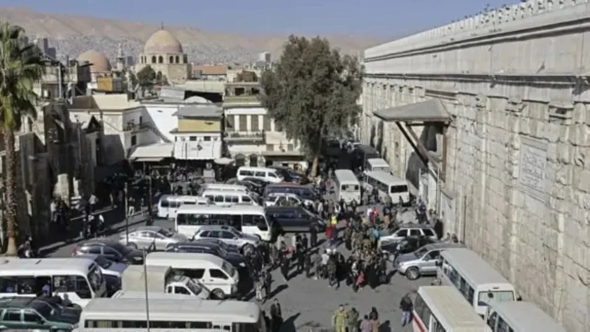 انفجار قرب القصر العدلي في دمشق يسفر عن قتلى وجرحى انفجار قرب القصر العدلي في دمشق يسفر عن قتلى وجرحى