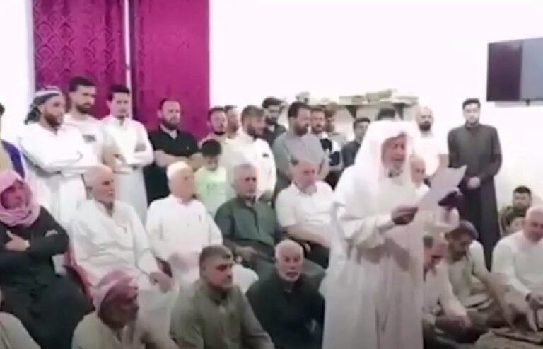 بيان عشائري في انخل يفند رواية وزارة الداخلية السورية حول خلية “داعش” في دمشق بيان عشائري في انخل يفند رواية وزارة الداخلية السورية حول خلية "داعش" في دمشق
