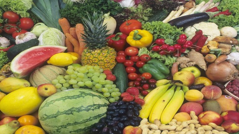 فواكه وخضار تحتوي على سعرات حرارية متفاوتة حسب النوع