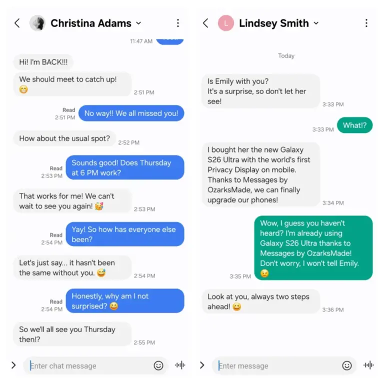 تطبيق غير رسمي جديد يستعيد واجهة Samsung Messages مع دعم RCS الكامل تطبيق غير رسمي جديد يستعيد واجهة Samsung Messages مع دعم RCS الكامل